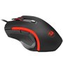 Mouse USB Gamer 3200DPI 6 Botões Nothosaur  M606 Com LED, Preto - Redragon