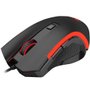 Mouse USB Gamer 3200DPI 6 Botões Nothosaur  M606 Com LED, Preto - Redragon