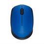 Mouse USB Óptico Sem Fio Logitech M170 Preto/Azul