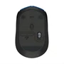 Mouse USB Óptico Sem Fio Logitech M170 Preto/Azul
