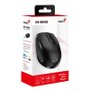 Mouse USB Sem Fio Silencioso NX-8006S 2,4 GHz Níveis de DPI Ajustáveis ​​até 1200 DPI 3 botões Design Ambidestro Preto - GENIUS