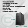 PC WORK INTEL I3-10105, H510, 8GB DDR4, SSD 480GB, ATX 200W