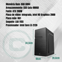 PC WORK INTEL I3-2120, H61, 8GB DDR3, SSD 480GB, ATX 200W