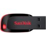 Pen Drive Cruzer Blade Sandisk USB 2.0 16GB SDCZ50-016G-B35 Preto/Vermelho