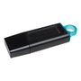Pen Drive DataTraveler Exodia 64GB Kingston com Conexão USB 3.2 Preto/Azul - DTX/64GB