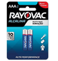 PILHA ALCALINA AAA (LR03 - PALITO) CARTELA COM 2 UNIDADES - RAYOVAC