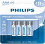Pilha Alcalina Palito AAA LR03P4B/59 C/4 - PHILIPS