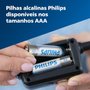 Pilha Alcalina Palito AAA LR03P4B/59 C/4 - PHILIPS