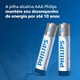 Pilha Alcalina Palito AAA LR03P4B/59 C/4 - PHILIPS
