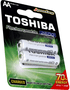Pilha Recarregável AA Panasonic 2600mAh 1.2V TNH6GAE – Pack com 2 Unidades