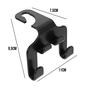 Suporte Universal para Banco Traseiro XC-SP-39, Ajustável e Resistente – Preto