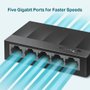 Switch Gigabit de Mesa 5 Portas 10/100/1000Mbps LS1005G - TP-Link