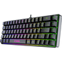 TECLADO GAMER MEMBRANA FEARLESS 65 COMPACT RAINBOW