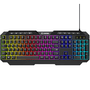 TECLADO GAMER MULTIMIDIA SHORTCUT RAINBOW