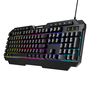 TECLADO GAMER MULTIMIDIA SHORTCUT RAINBOW
