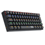 TECLADO GAMER MECANICO 60% LAKSHMI PRETO RAINBOW K606R SWITCH BLUE