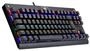 Teclado Mecânico Gamer Redragon Dark Avenger K568R, LED Rainbow, Switch Outemu MK2 Red, ABNT2, Preto - K568R (RED)