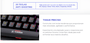 TECLADO GAMER MECANICO GRAVITY 80 SWITCH RED