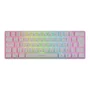 TECLADO GAMER MECANICO WIRELESS GRAVITY 65 AIR BRANCO
