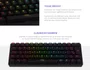 TECLADO GAMER MECANICO WIRELESS GRAVITY 65 AIR PRETO
