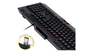 TECLADO GAMER MULT. C/SUPORTE SMARTPHONE PROTECTOR LED 7 CORES GT800