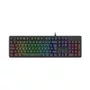 TECLADO GAMER USB MEMBRANA NETHERBANE K521-R PRETO