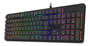 TECLADO GAMER USB MEMBRANA NETHERBANE PRETO RGB K521-RGB