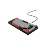 Teclado Mecânico 75% Arkeum PCYES Black Vulcan Switch Red AKBV75RDM