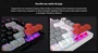 Teclado Mecânico 75% Arkeum PCYES Black Vulcan Switch Red AKBV75RDM