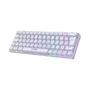 Teclado Mecânico Gamer Gravity 65, Switch Outemu Red, RGB, Branco, Compacto 65%