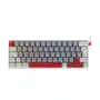 Teclado Mecânico USB 60% PCYes Kuromori White Ghost Switch Blue LED Rainbow PTKMWG60BL