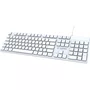 Teclado USB Office Slim K15, ABNT2, Cabo de 1,5m - Branco