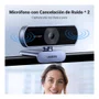 Webcam USB Full HD 1080P c/ Microfone UGREEN CM678 Cinza